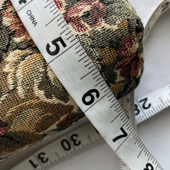 VNTG HL Floral Tapestry Chain Strap Bag made in USA - Picture 7 of 8